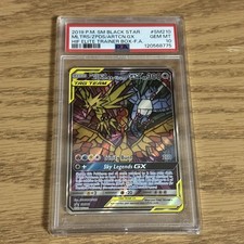 SM210 Moltres & Zapdos Articuno Tag Team GX Pokemon Black Star Promo PSA 10