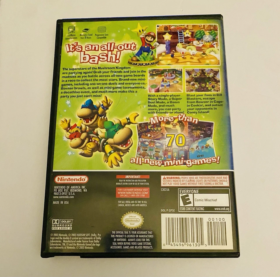 Mario Party 5 GameCube 2003 Completo - Funciona Muy bien - Se envía rápido Foto 4 de 4