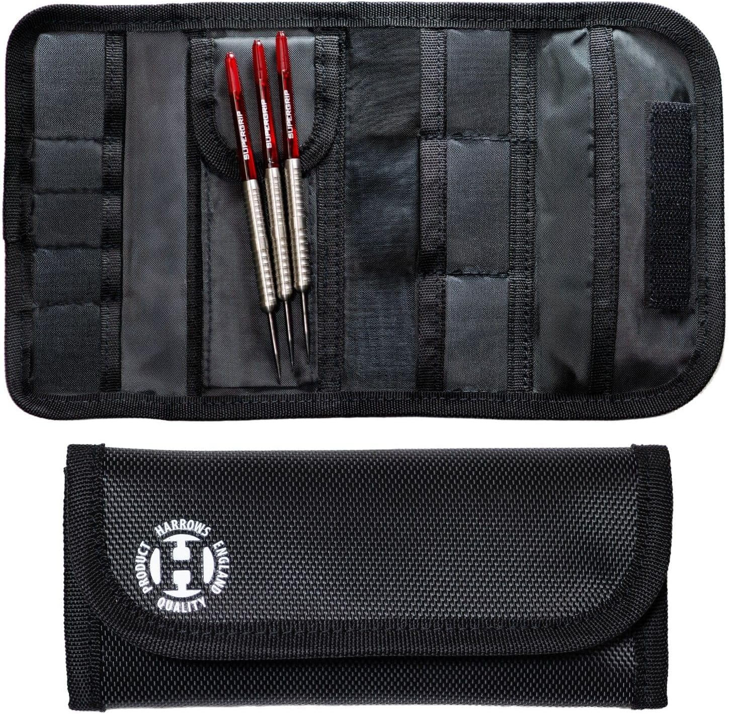 Harrows Darts Wallet | Darts Case Holds 3 Assembled Darts and Accessories | Prot