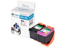 G&G 15116 G&G High Quality Patronen 2Er Set FüR Hp 301XL Bkxc