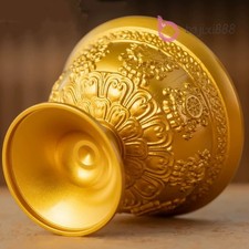 Buddhism Holy Bowl Engraving Eight Auspicious Tibetan Offering Buddha Bowl