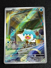 Pokémon TCG Quaxly - 206/193 SV02: Paldea Evolved Illustration Rare NM on eBay