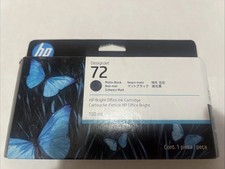 Cartucho de tinta de oficina HP DesignJet brillante negro mate 72, C9403A caducado octubre 2026