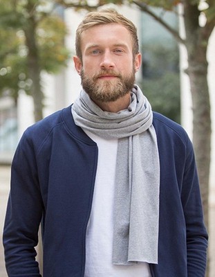 Herren Schal Scarf / 100 % Fairtrade Baumwolle / 180 x 40 cm | Neutral | O93010