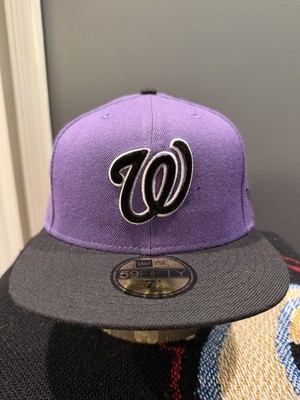 New Era 5950 Fitted Purple Washington Nationals 7 1/2 SAMPLE
