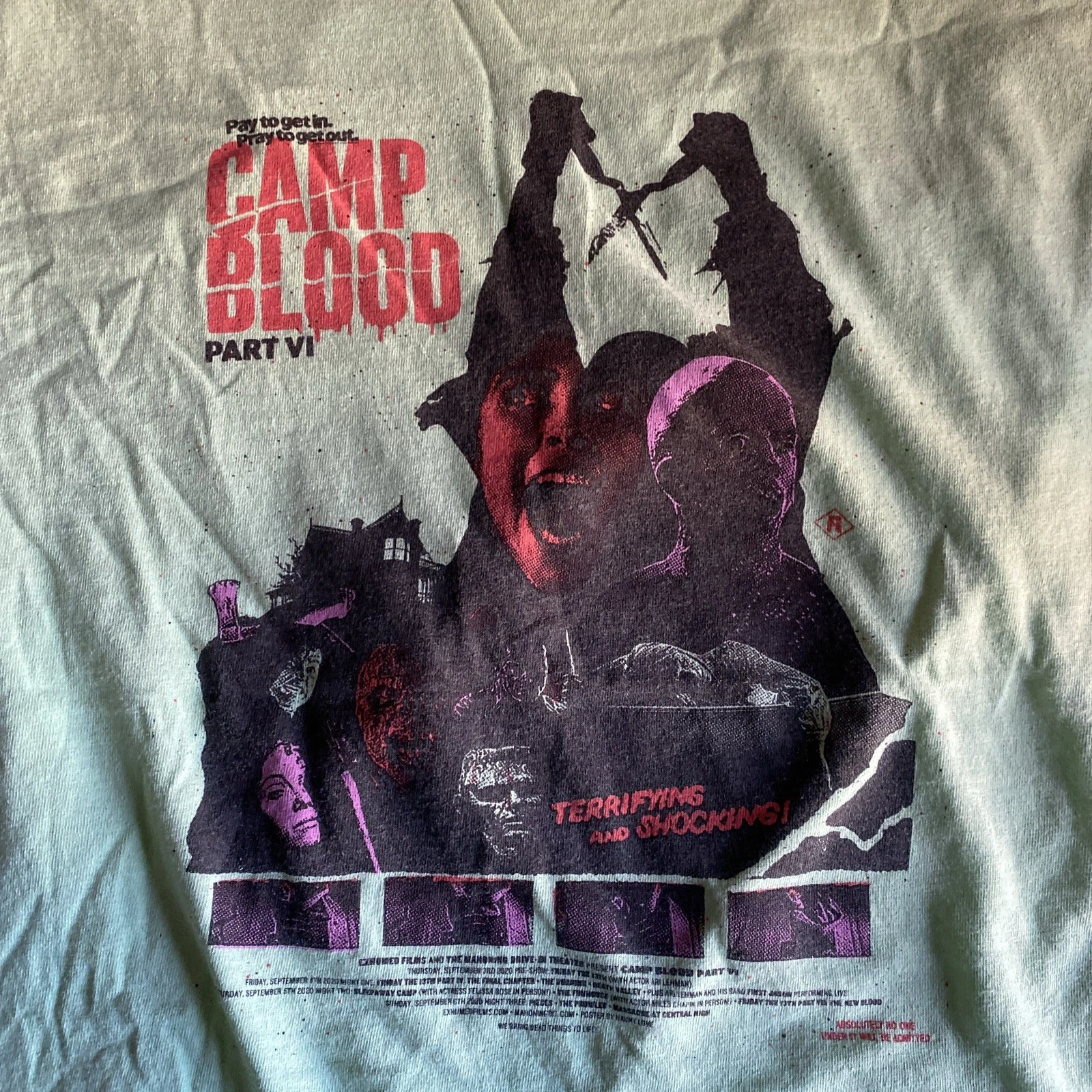 Camp Blood - Part VI T-Shirt - Size: Large - Horror