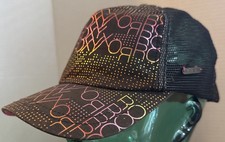 WOMENS ROXY HAT BLACK BLING PINK SNAPBACK VER...