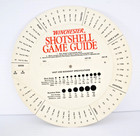 1987 Winchester Shotshell Game Guide Cardboard Wheel Calculator