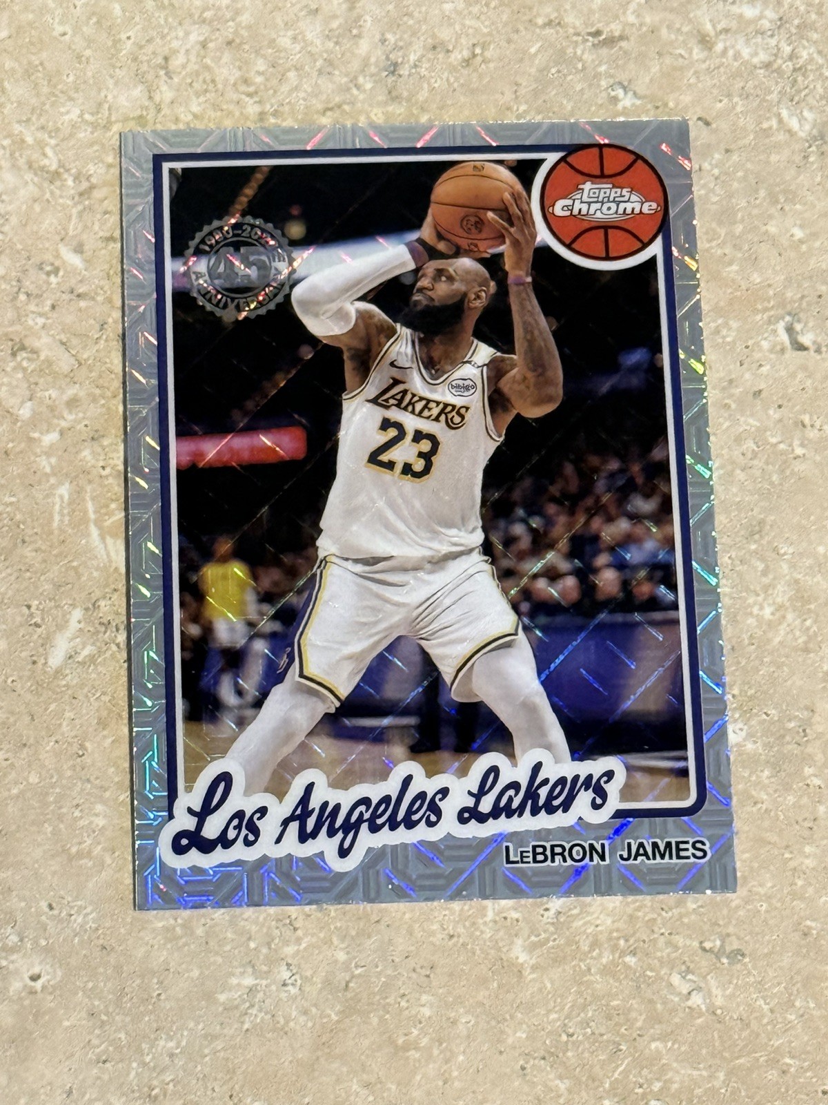 2025-26 Topps Basketball 1980-81 Topps Chrome Silver Pack Lebron James #TC-LJ
