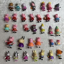 Peppa Pig Figures Jazwares  Mixed Lot of 34 Friends Family Assorted Animals VTG