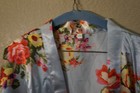 Unbranded xl - xxxl satin floral print kimono robe — photo 5