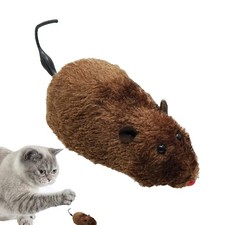 Cat Kitten Play Wind Up Mouse Clockwork Joke Mice Rat Toy Fun Furry Toy RANDOM