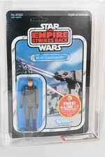 Vintage 1982 Kenner Star Wars AT-AT Commander 47 back AFA 85 MOC Unpunched