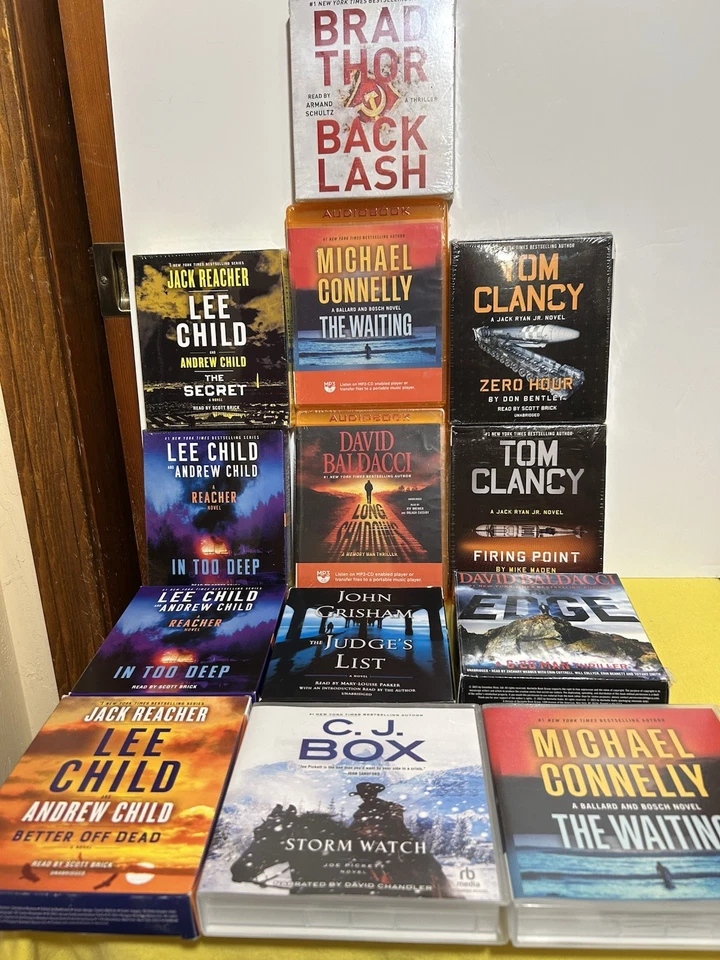 HUGE LOT 7 SEALED - MORE (6) Books Tape Cassette Audio Books MYSTERY CHILD Box + - Image 1 of 1