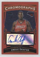 2005-06 Topps Chrome Chromographs 63/162 Emeka Okafor #CH-EO Auto 6e0