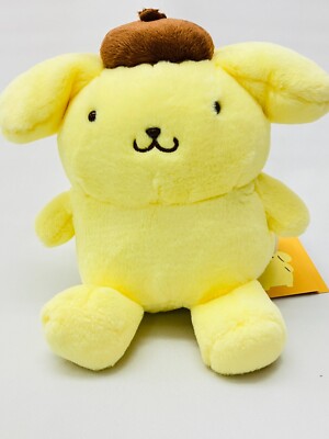 Sanrio Pompompurin Stuffed Toy S Size Standard Yellow Plush Doll New  Japan