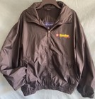Vtg 90s Men Black Jacket Windbreaker Nascar Texaco Havoline Racing XL