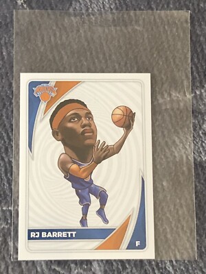 2020-21 NBA Sticker and Card Base Sticker #236 Bighead RJ Barrett
