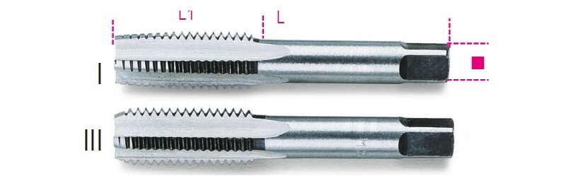 Beta Tools 433 Chrome-Steel Fine Pitch Metric Hand Tap M12 x 1mm | 004330214