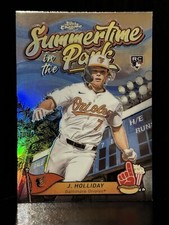 Jackson Holliday RC 2024 Topps Chrome Rookie Summertime In The Park # SITP-8