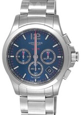 Longines Conquest V.H.P. Orologio Uomo Cronografo 44mm L3.727.4.96.6 / L37274966