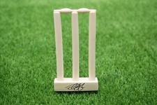 Alastair Cook Signed Souvenir Stumps England Cricket Legend AFTAL COA