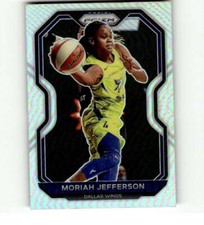 2021 Panini Prizm WNBA Prizms Silver #9 Moriah Jefferson Dallas Wings