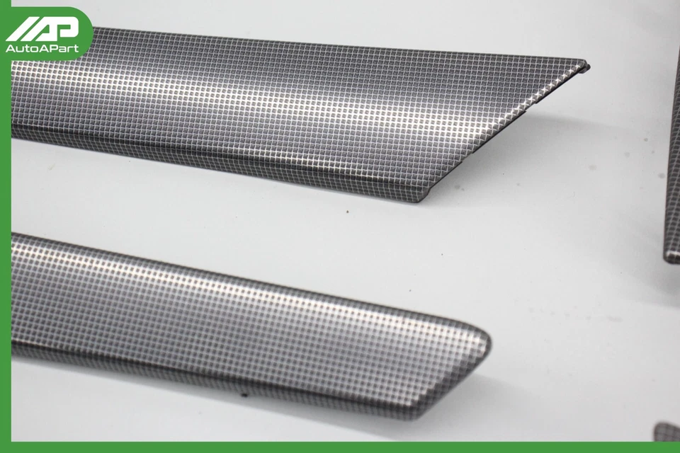 ✅ 01-04 Conjunto de molduras de panel de puerta de carbono interior Mercedes W203 C32 AMG fabricante de equipos originales Foto 4 de 4