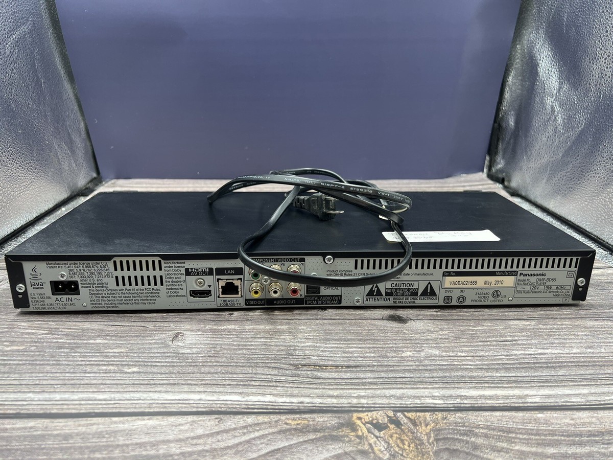Panasonic DMP-BD65 Blu-Ray Player for sale online | eBay