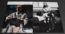 2016 Print Ad Sexy Heels Long Legs Fashion Lady Red Head Prada Dress Style art