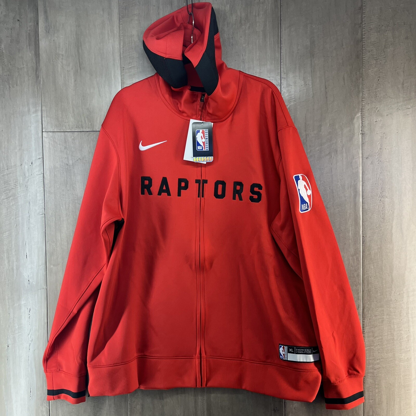 nike raptors warm up hoodie
