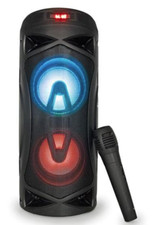 SoundlogicXT Super-Bass Bluetooth Karaoke Speaker with Microphone Worth 80