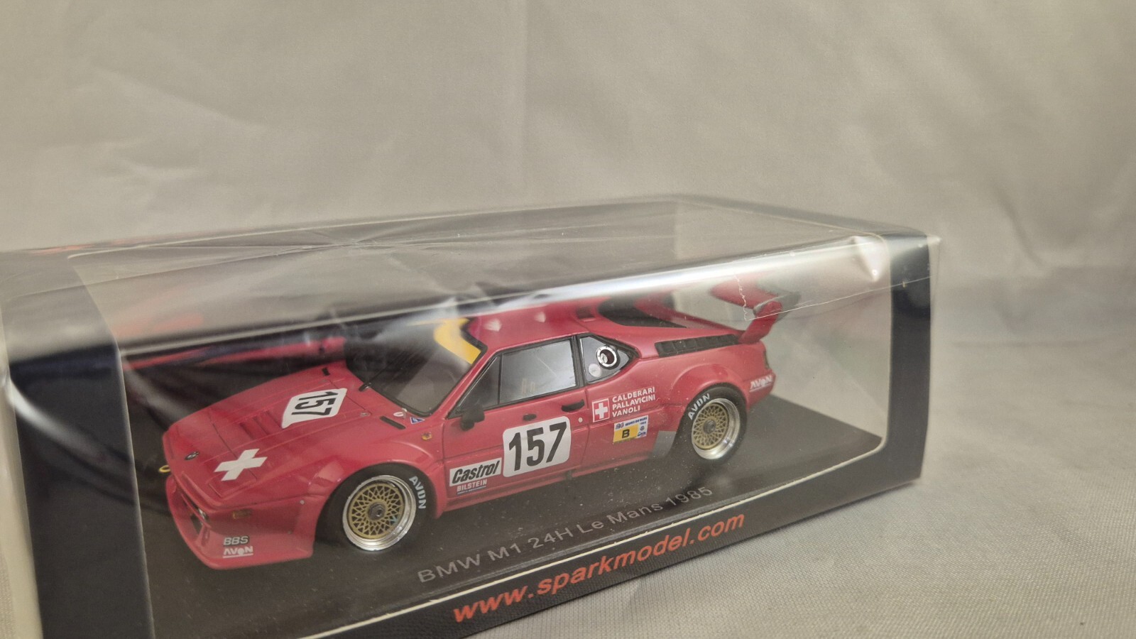Idée cadeau pour passionné : la BMW M1 Spark S6412 Le Mans 1985 en 1/43