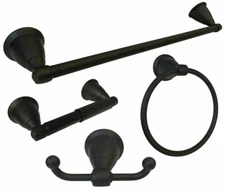Black Bath Accessories Set Bath Accessories Towel Bar Bathroom Hardware Ring 110