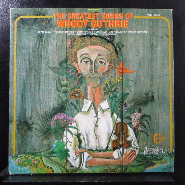 Various The Greatest Songs Of Woody Guthrie 2 LP VG+ VSD36 USA 1972