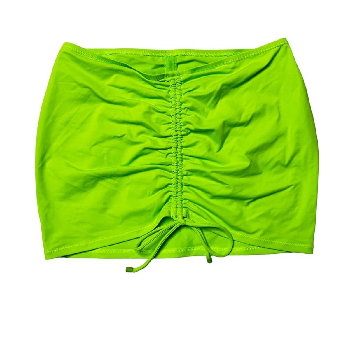 SIGNATURE SWIM SARONG SKIRT | NEON GREEN