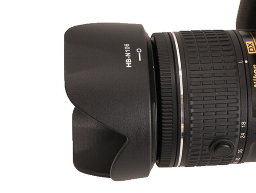 Pare-soleil de remplacement HB-N106 pour Nikon AF-P 18-55mm f/3.5-5.6G VR - STOCK BRITANNIQUE - Photo 1/8