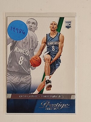 Zach Lavine 2014-15 Panini Prestige Rookie Card RC #172 NRMT/MT