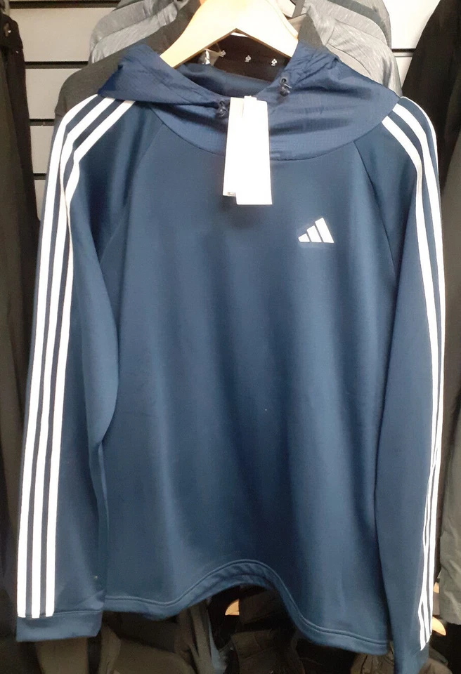 Sudadera con capucha de golf Adidas COLD.RDY azul marino todas las tallas