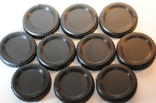 Lot of ten 10 GENERIC BF-1 type Dust caps for Nikon F mount cameras Film Digital