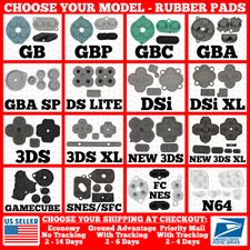 Conductive Rubber Controller D-Pad GB/GBC/GBA/SP/DS/Lite/DSi/New/3DS/XL/SNES/NES