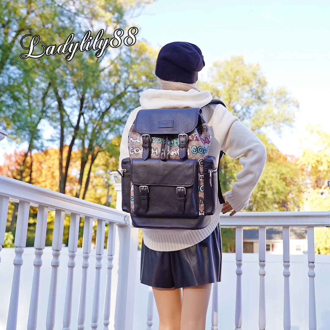 NWT Coach X Mint + Serf Sprint Backpack In Signature Canvas