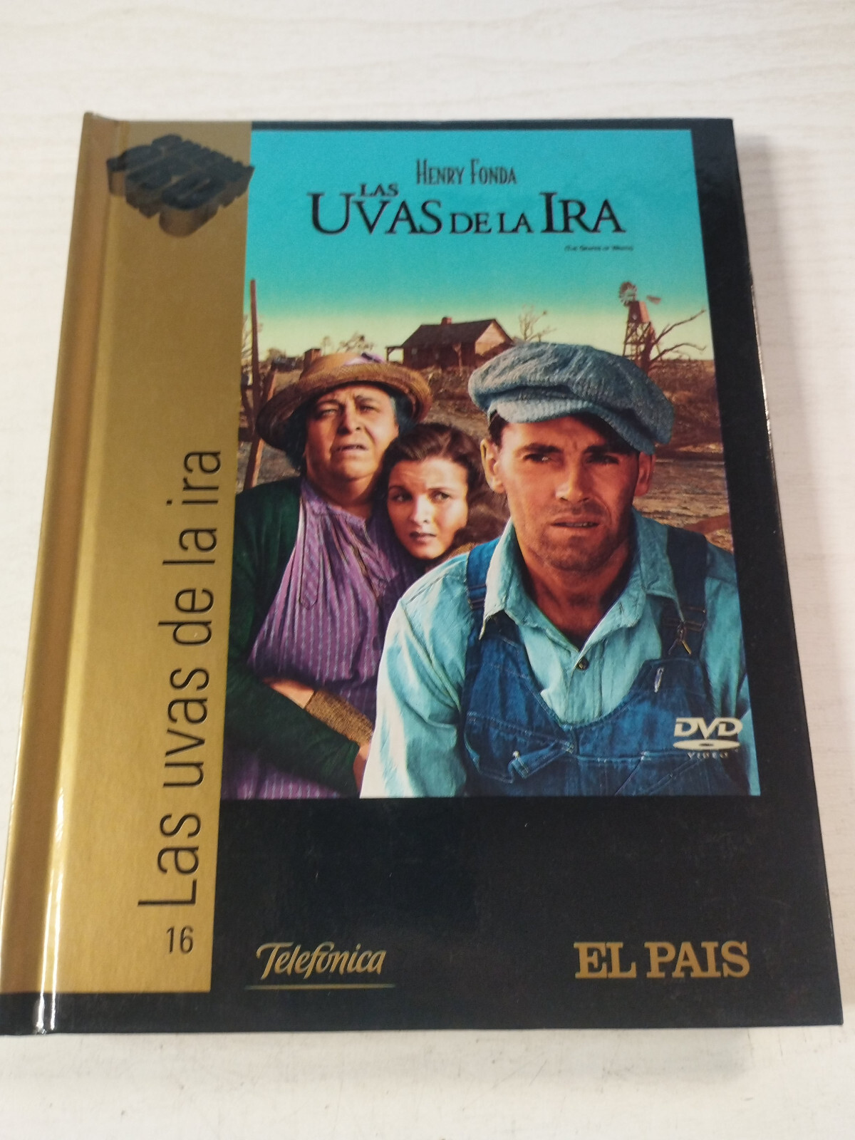 The Grapes Of Wrath Henry Fonda - DVD Book Spanish English Region 2 Am
