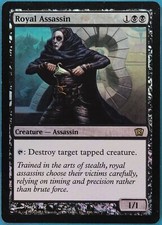 Royal Assassin FOIL 8th Edition HEAVILY PLD Black Rare CARD (393424) ABUGames