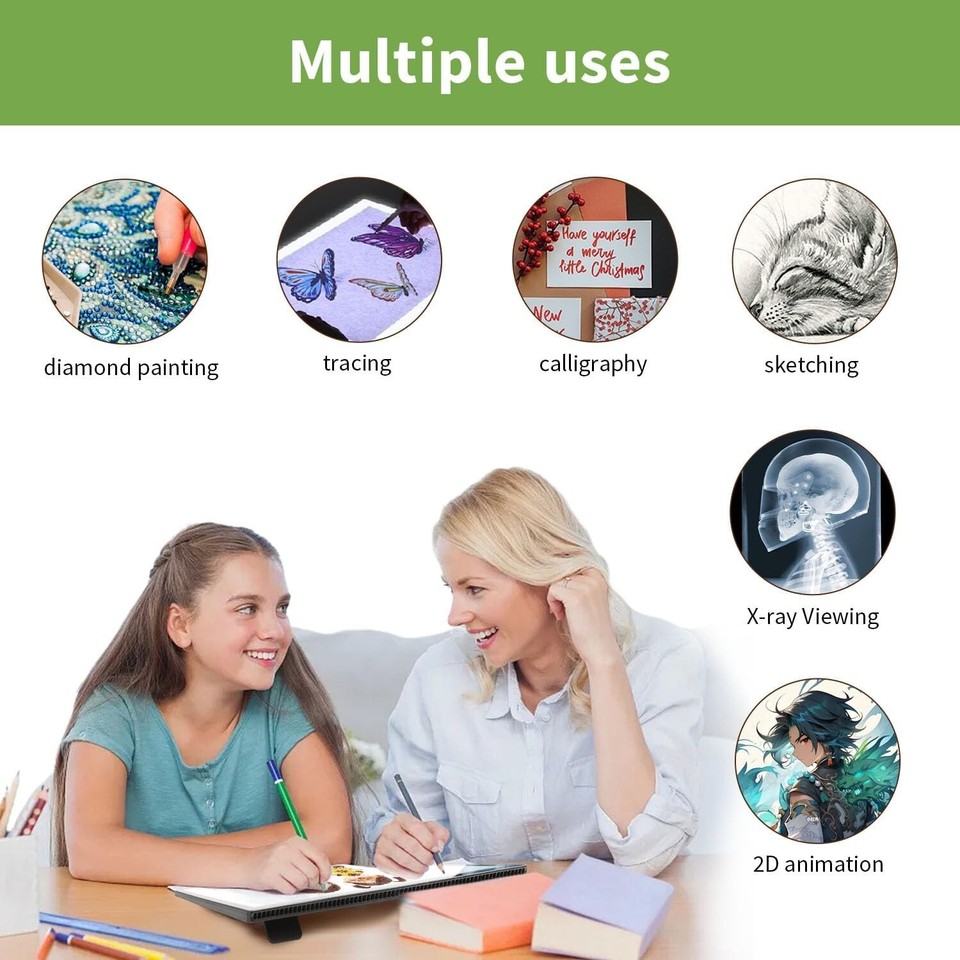 Light Box A3 w/Bag Stand 3000mAh Battery Rechargeable Led Light Pad USB