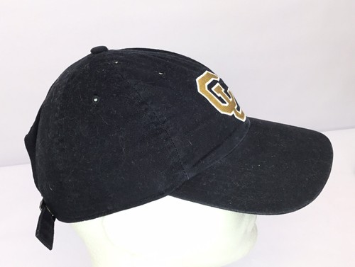 University of Colorado Hat Adjustable Cap Black Gold Vtg 90s Boulder - Picture 2 of 6