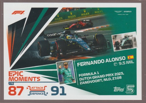 TURBO ATTAX - CARTAS COLECCIONABLES F1 2024 - TARJETAS BASE 1-250 - TÚ ELIGES - P&P GRATIS REINO UNIDO - Imagen 161 de 231