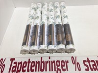 Vinyltapete Fine Decor 6X FD68846UP (6Rollen) Blumenmuster Creme Blau Restposten