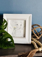 Original artwork watercolor whimsical elephant making a wish. 