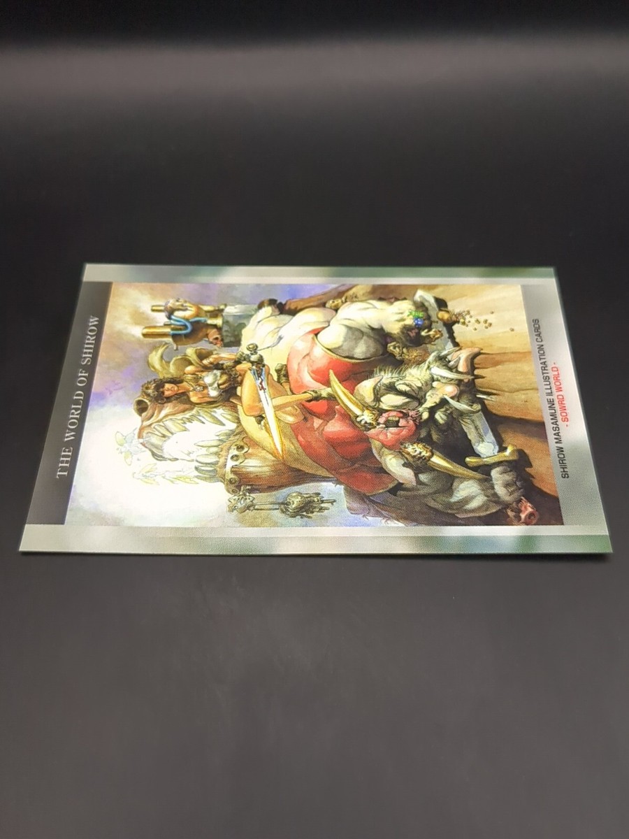 079 Shirow Masamune ILLUSTRATION CARDS 1998 EPOCH Japan TCG